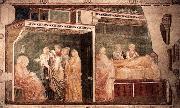 GIOTTO di Bondone Birth and Naming of the Baptist painting